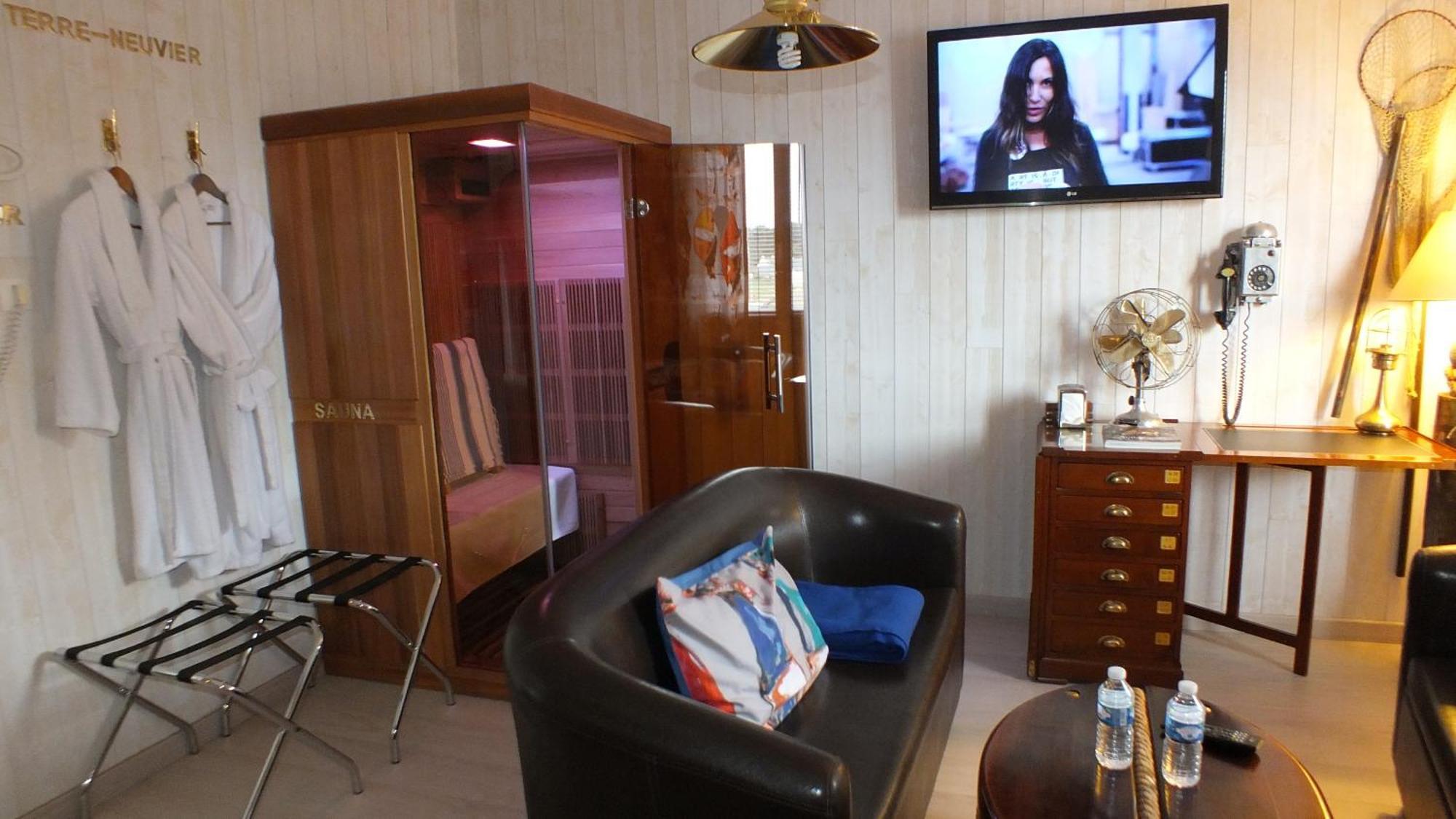 Hotel - Restaurant - Salon De The Le Beausejour Tregastel Phòng bức ảnh
